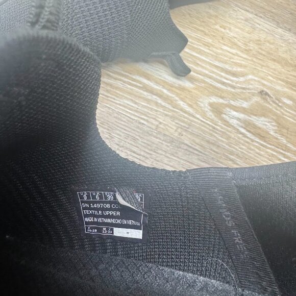 Skechers Black Textile Low Top Slip On Trainers Women's Size 7 - Picture 4 of 6